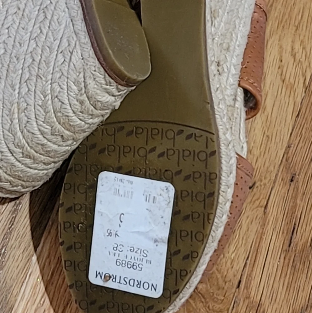 Biala Leather Espadrille Slingbacks Sandals